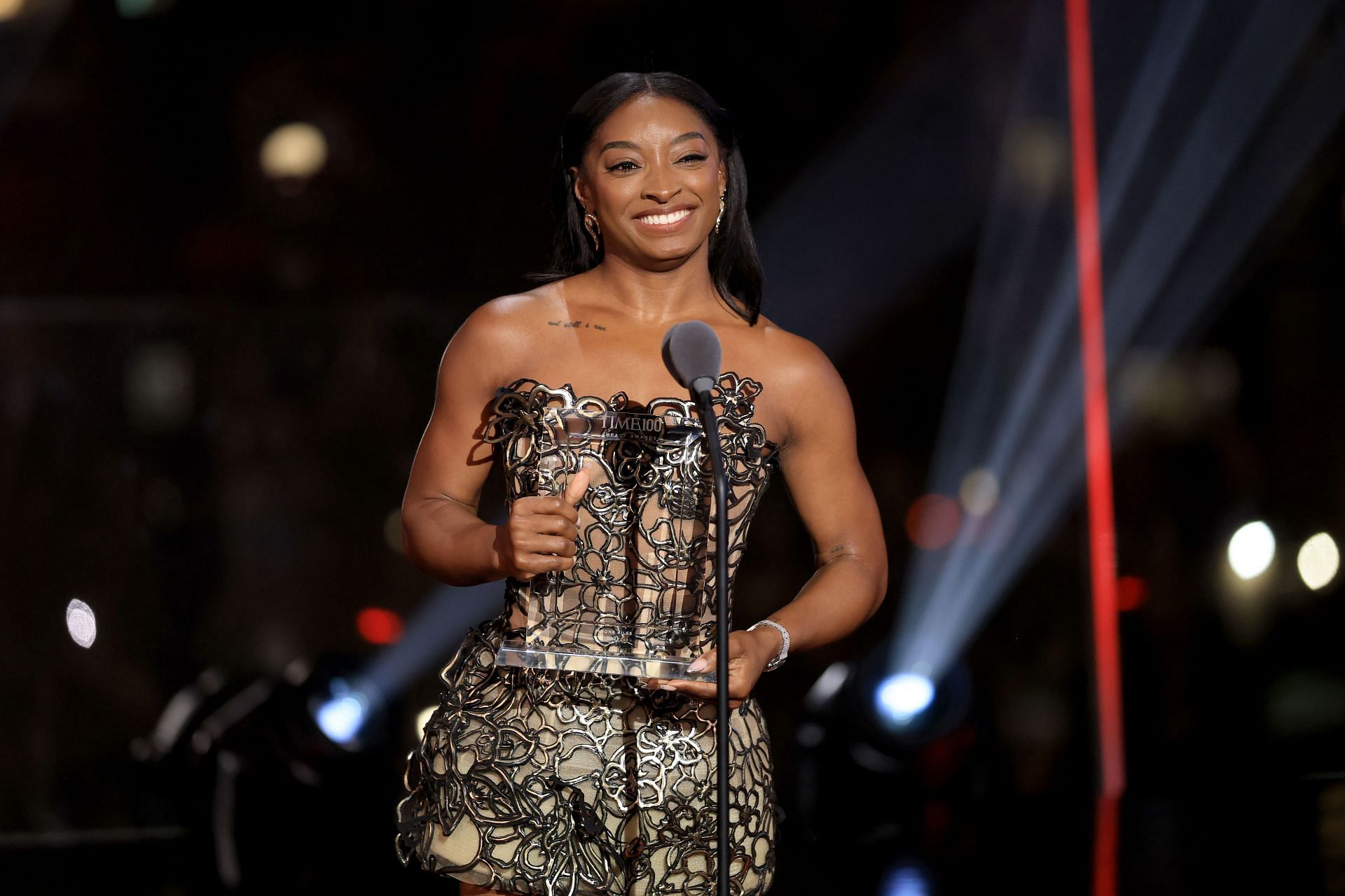 Biles at the 2025 TIME100 Gala - (Source: Getty)